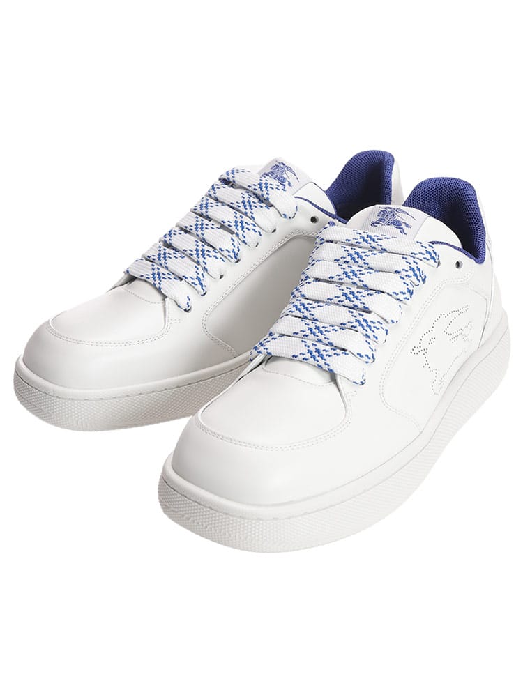 BURBERRY (バーバリー) パンチングロゴ レースアップ スニーカー BB8095424 メンズ