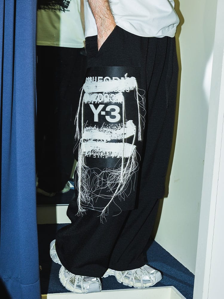 Y-3 (ワイスリー) ポリツイル地 M スポーツ ユニフォーム パッチ 
