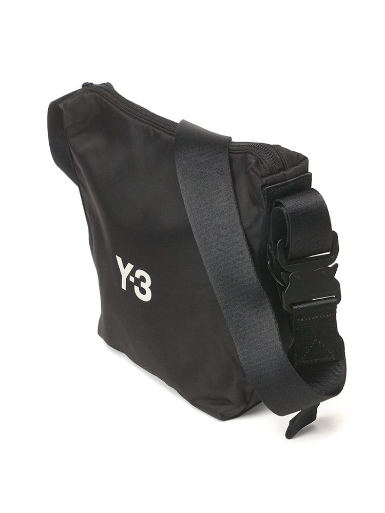 Y-3 (ワイスリー) ロゴ プリント ナイロン サコッシュ ショルダー 