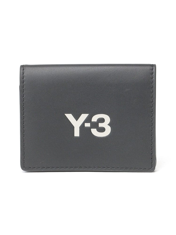 Y-3 (ワイスリー) カウレザー ワンポイントロゴ 2つ折り カードケース Y3JN1728 メンズ