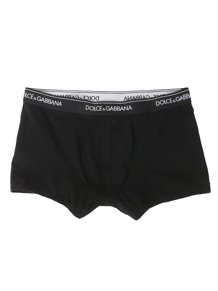 DOLCE&GABBANA (ドルチェ ＆ ガッバーナ) 2枚パック コットンジャージー レギュラーフィット ボクサーパンツ DGM9C07JONN95 メンズ