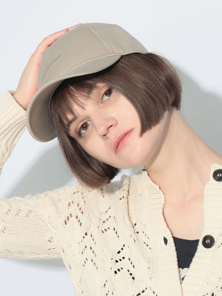 Calvin Klein (カルバンクライン) CKロゴプリント ベースボールキャップ CKLK60K613056 レディース