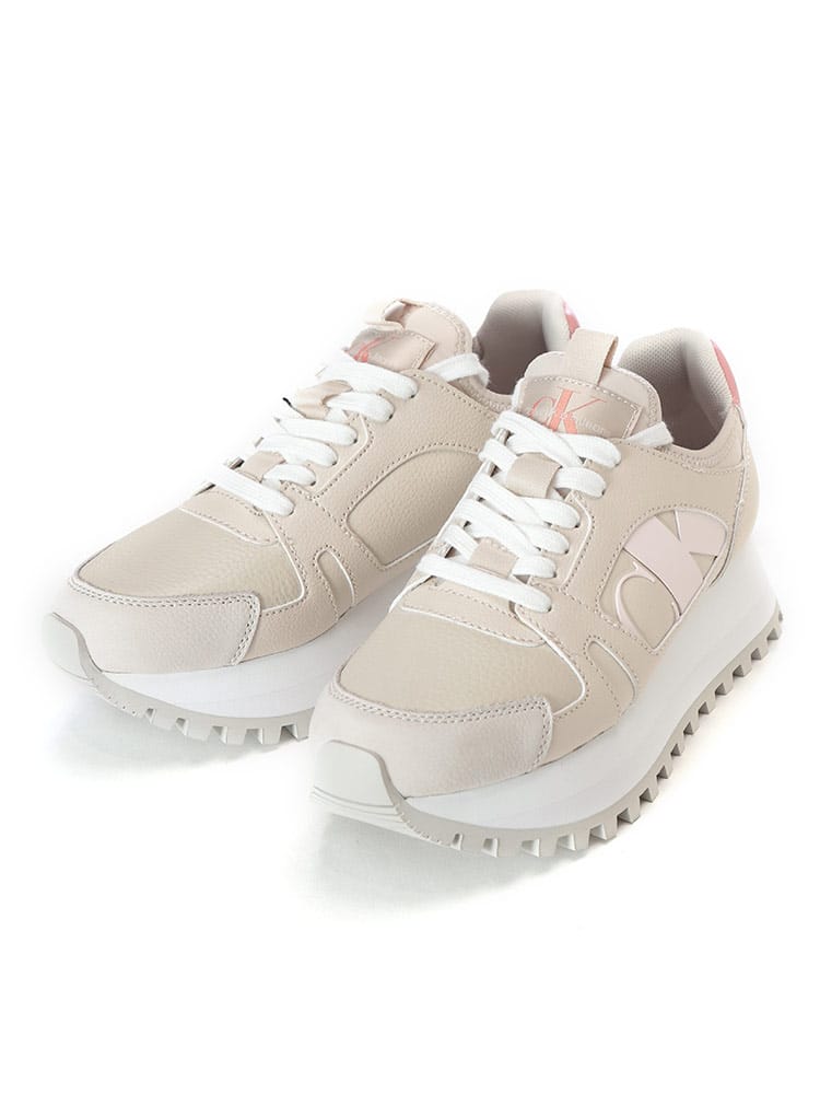 Calvin Klein (カルバンクライン) CKロゴ スニーカー 厚底 