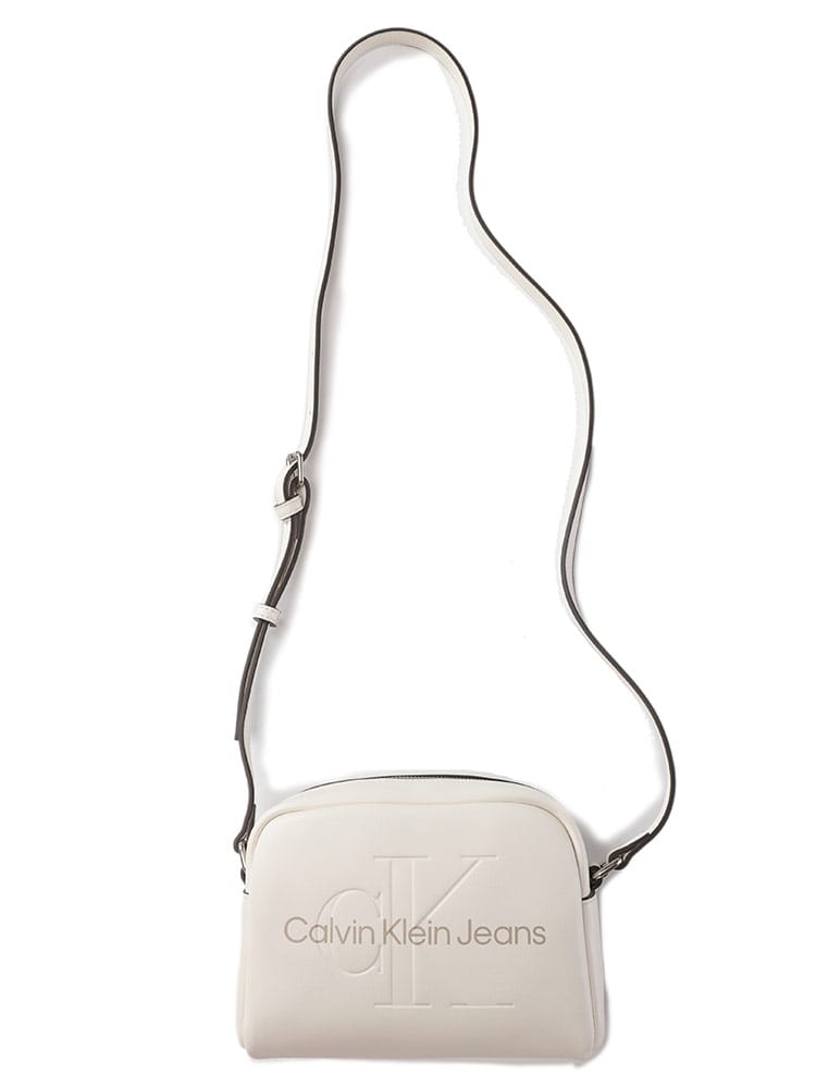 Calvin Klein (カルバンクライン) ロゴプリント ショルダーバッグ 
