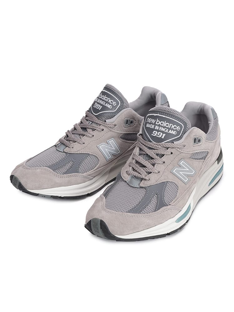 New Balance (ニューバランス) Made in UK 991v2 ミッドソール ローカット スニーカー NEWU991 メンズ