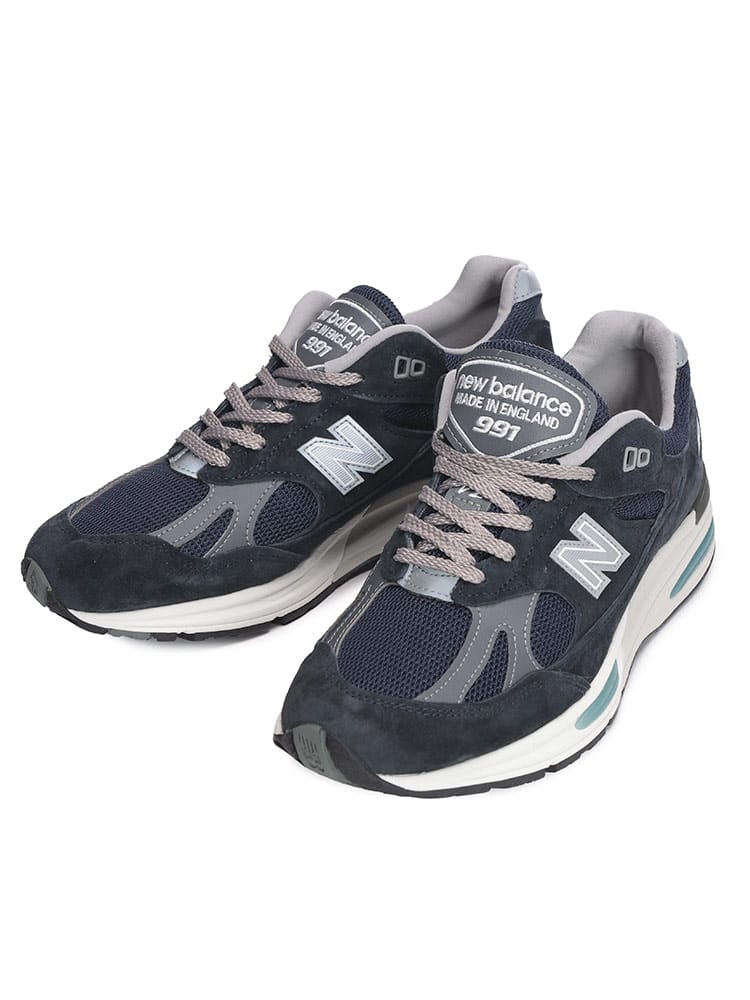 New Balance (ニューバランス) Made in UK 991v2 ミッドソール ローカット スニーカー NEWU991 メンズ