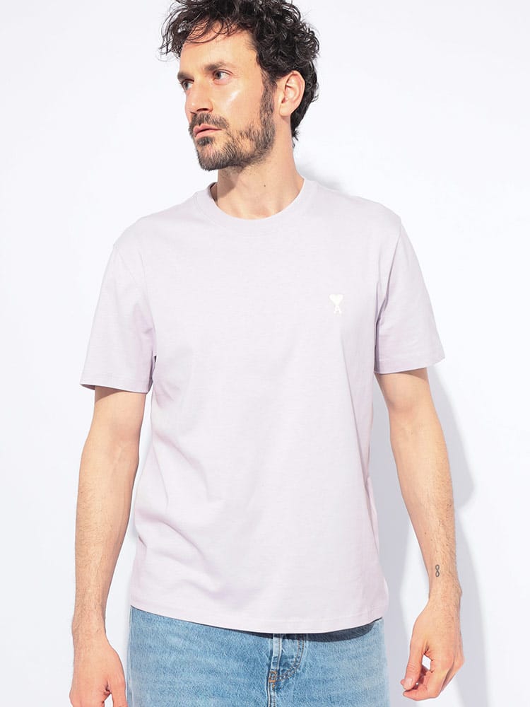 AMI PARIS (アミパリス) ワンポイント クルーネック 半袖 Tシャツ AMI DE COEUR AMHTS060724 メンズ