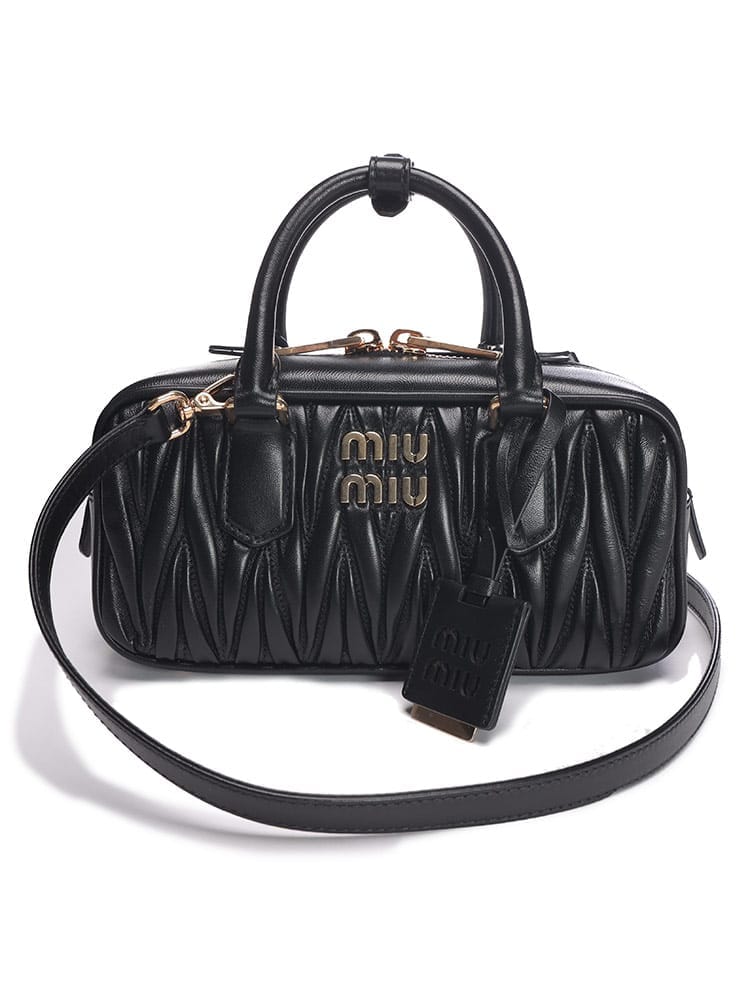 MIU MIU (ミュウミュウ) アルカディ マテラッセレザー ミニバッグ 