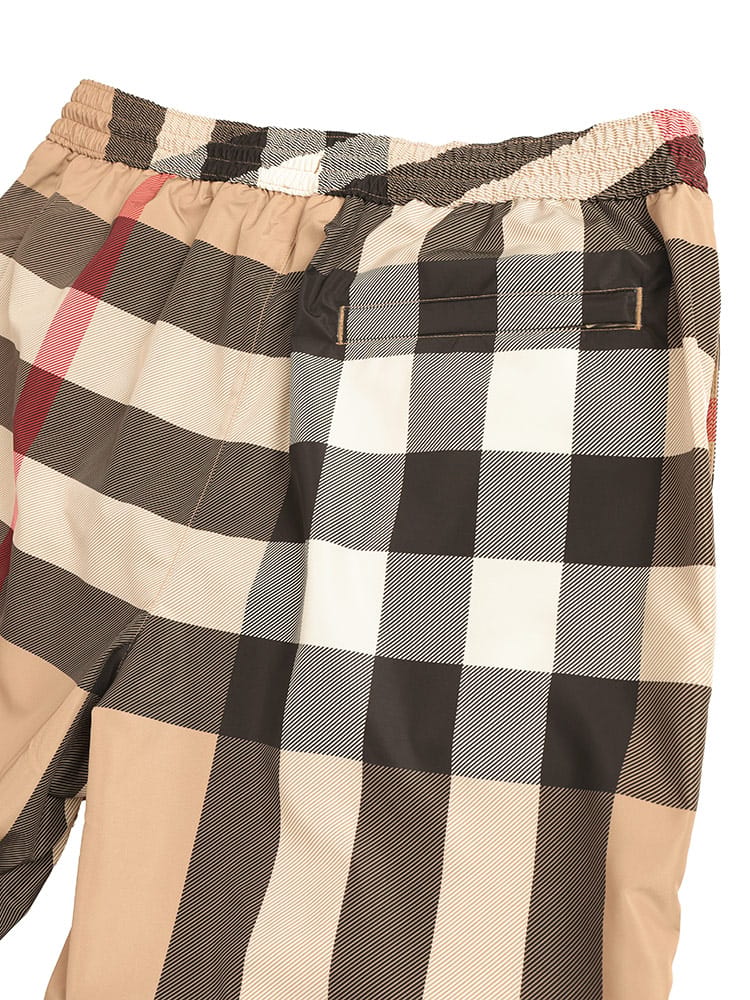 BURBERRY (バーバリー) チェック柄 メッシュインナー スイムショーツ 