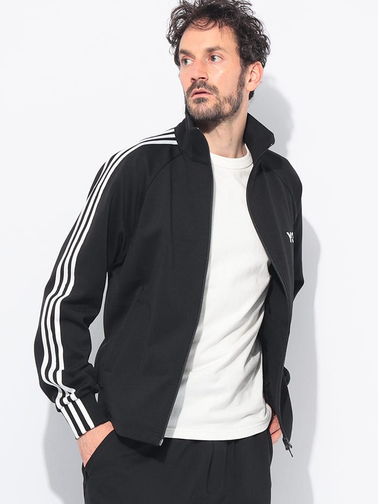 Y-3 (ワイスリー) ロゴ スリーストライプ フルジップ トラック 