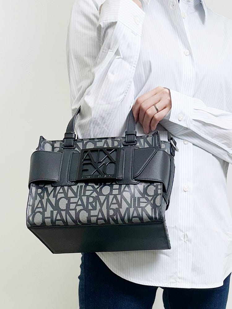ARMANI EXCHANGE (アルマーニ エクスチェンジ ) BOXロゴバックル ミニ 