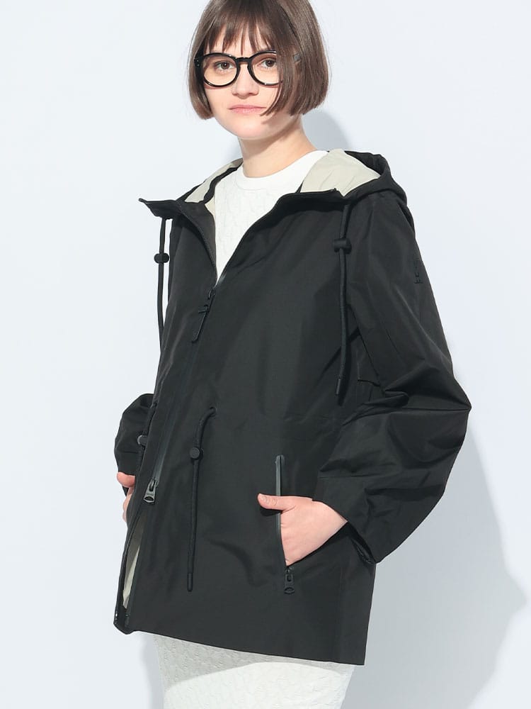 MACKAGE (マッカージュ) KALEA ウエストドローコード付きレインジャケット レディース