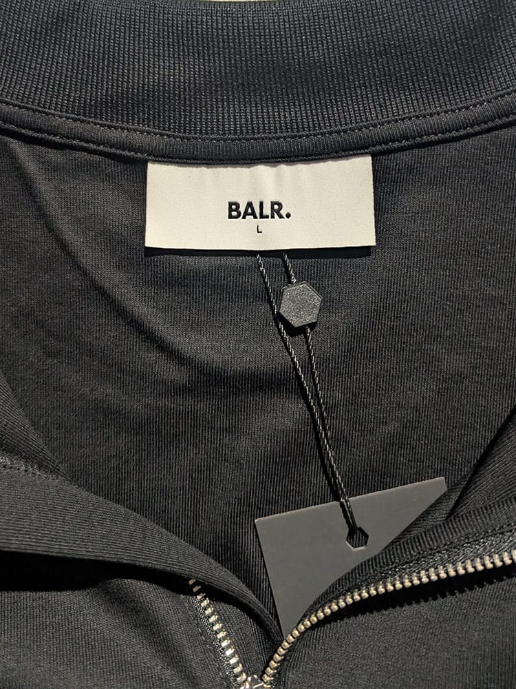 BALR. (ボーラー) 胸ロゴ ハーフジップ 半袖 ポロシャツ HEX SERIES 