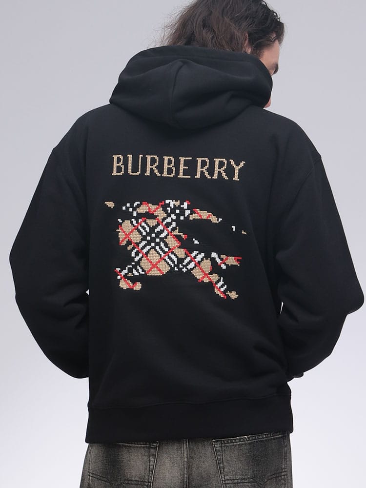 BURBERRY (バーバリー) クロスステッチ EKD コットン プルオーバー 