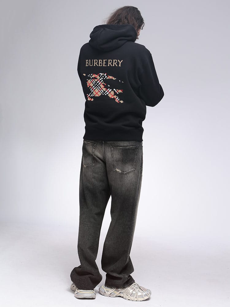 BURBERRY (バーバリー) クロスステッチ EKD コットン プルオーバー 