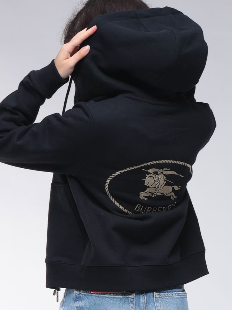 BURBERRY (バーバリー) バックデザイン フルジップ パーカー 