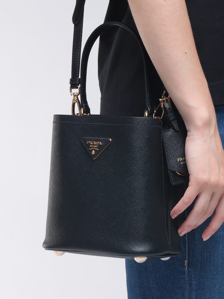 PRADA (プラダ) パニエ サフィアーノレザー ミニバッグ PRL1BA2172ERX レディース