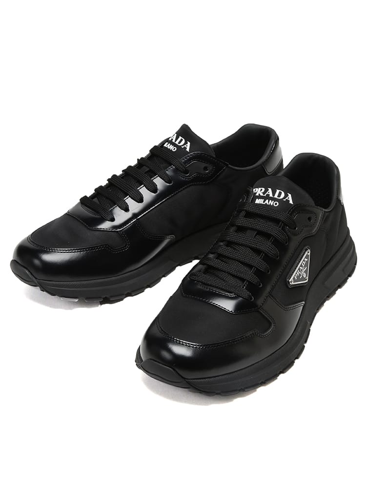 PRADA (プラダ) PRAX 01 Re-Nylon×ブラッシュドレザー スニーカー 