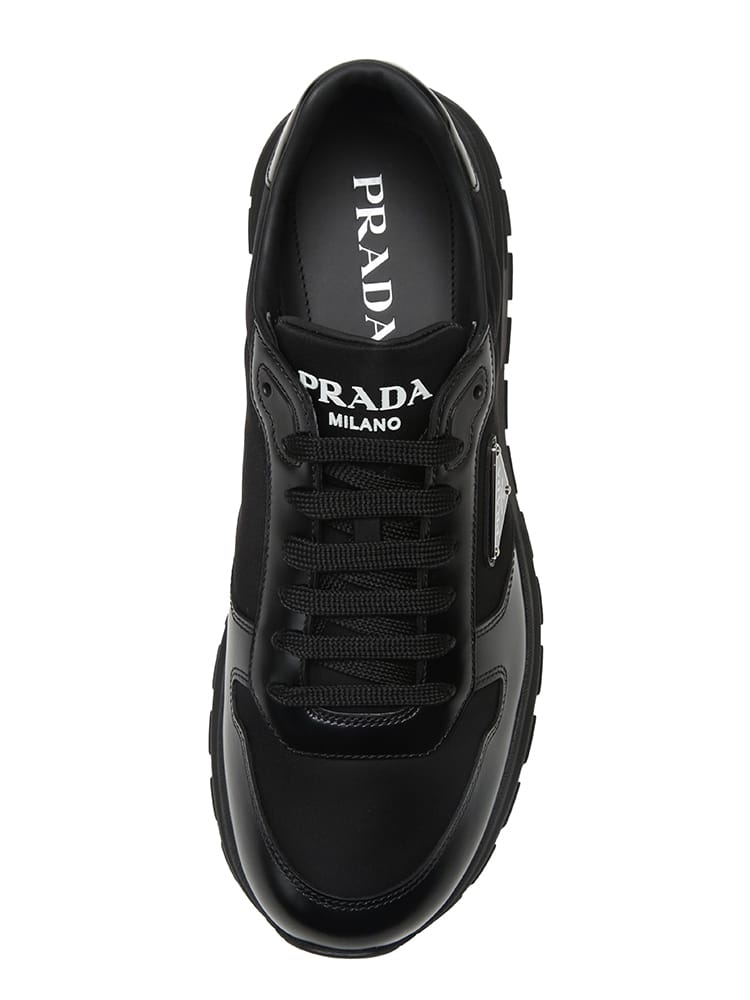 PRADA (プラダ) PRAX 01 Re-Nylon×ブラッシュドレザー スニーカー 