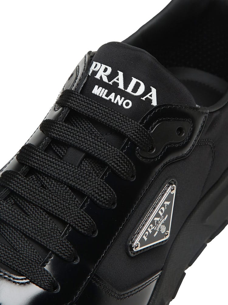 PRADA (プラダ) PRAX 01 Re-Nylon×ブラッシュドレザー スニーカー 