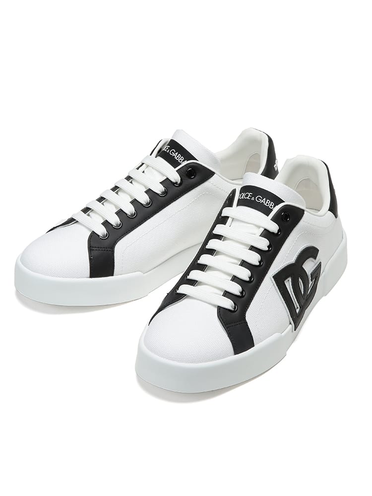 DOLCE&GABBANA (ドルチェ ＆ ガッバーナ) DGロゴ キャンバススニーカー DGCS2343AE629 メンズ