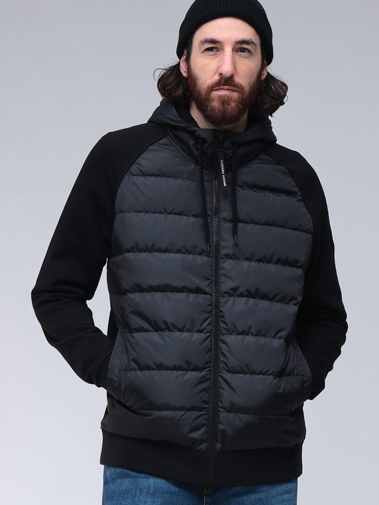 CANADA GOOSE (カナダグース) ハイブリッジ ヒューロン フルジップ ダウン パーカー HYBRIDGE HURON CG6843M メンズ