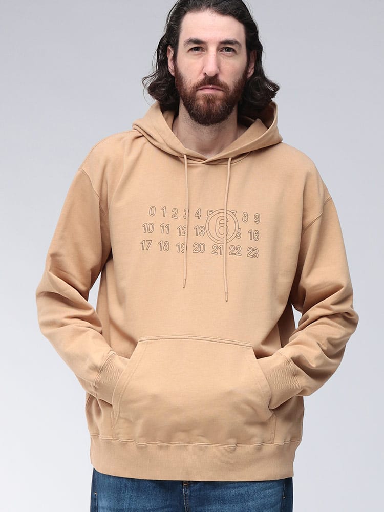 MM6 Maison Margiela (エムエムシックス メゾン マルジェラ) ナンバリング プルオーバー パーカー MM6GU0035M25025 メンズ