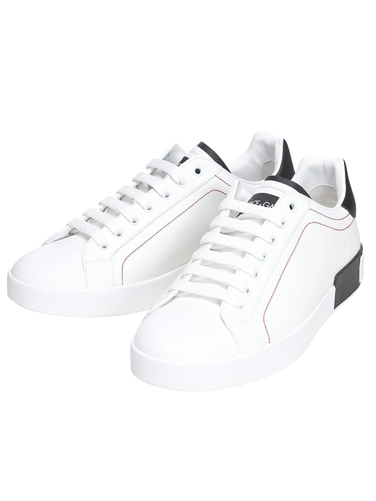 DOLCE&GABBANA  (ドルチェ ＆ ガッバーナ) ローカット レザースニーカー PORTFINO DGCS2216AH526 メンズ