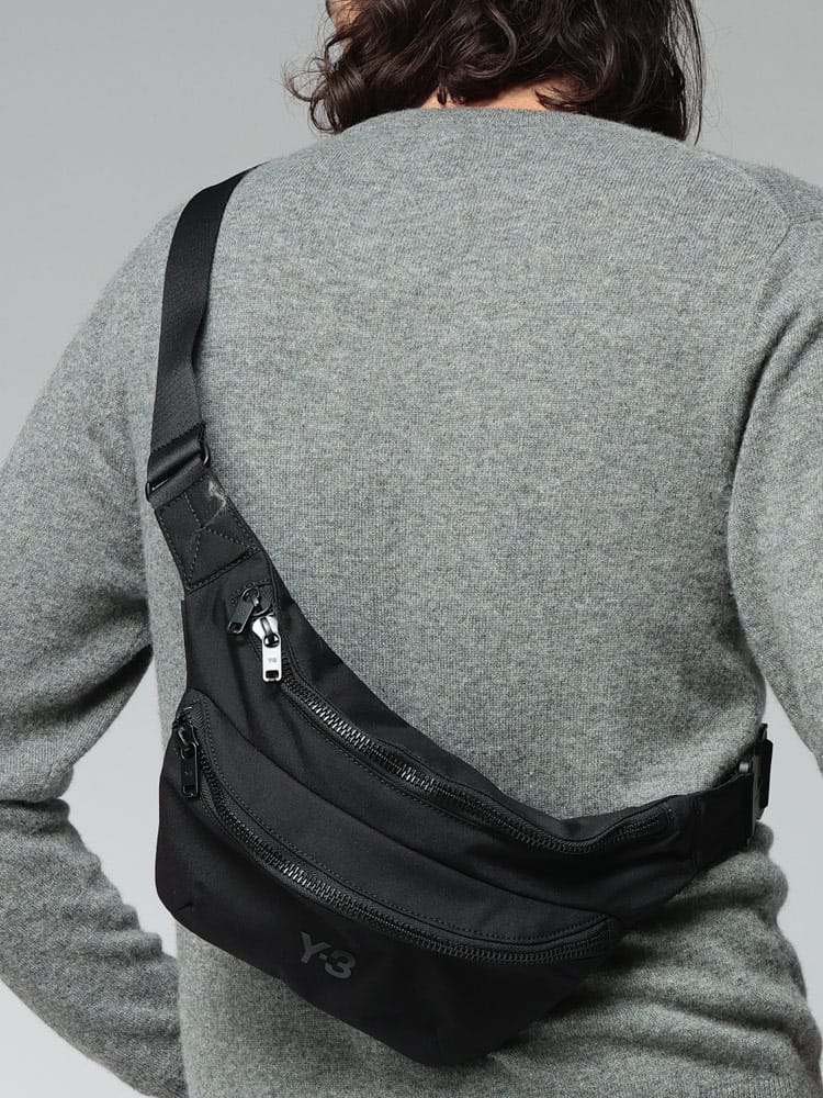 Y-3 (ワイスリー) ロゴ ボディバッグ ファニー パック CORDURA Y3JW6221 メンズ