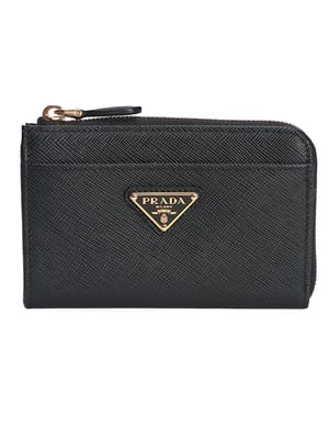 PRADA (プラダ) サフィアーノトライアングル カードケース 