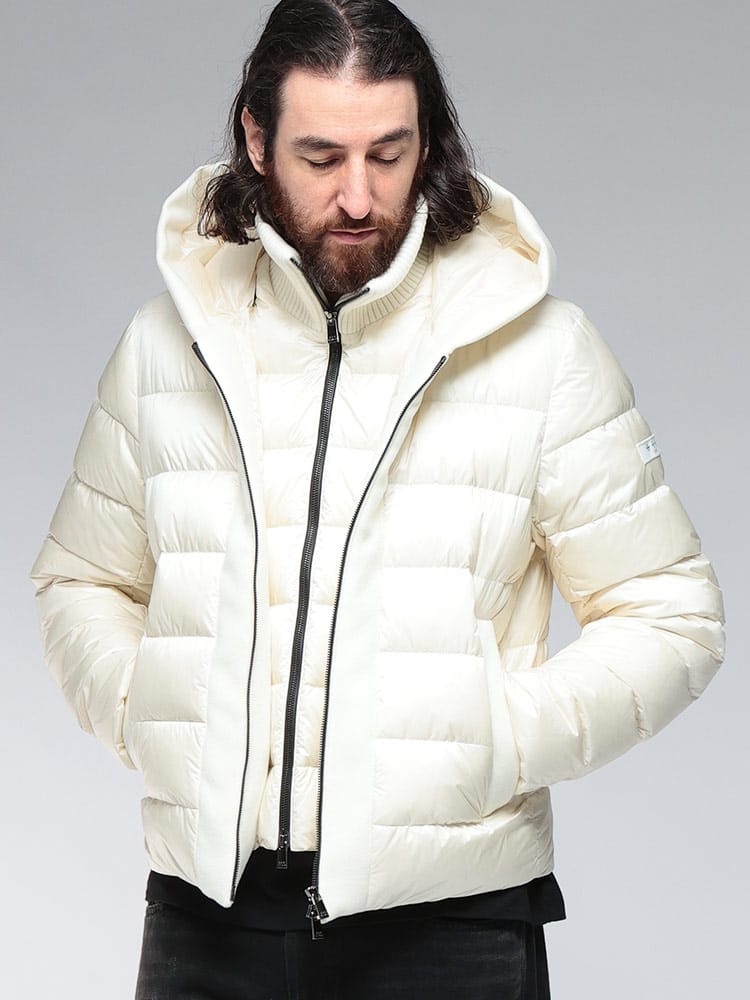 TATRAS (タトラス) ウールコンビ フルジップ ダウンジャケット TRLIKO5 メンズ