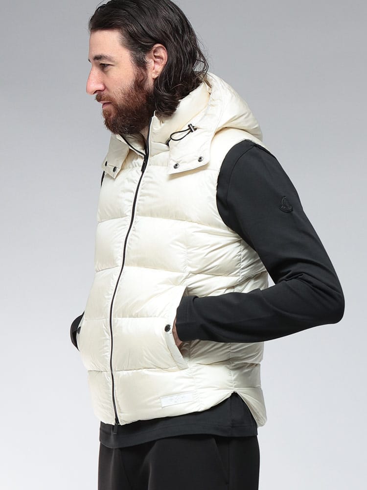 TATRAS (タトラス) フード着脱 フルジップ ダウンベスト TRPOSEIDONE5 メンズ