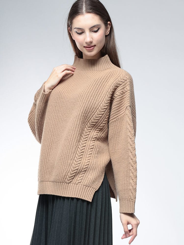 WEEKEND MAX MARA (ウィークエンド マックスマーラ) ウール リブニット ハイネック セーター MXLSALITA5 レディース