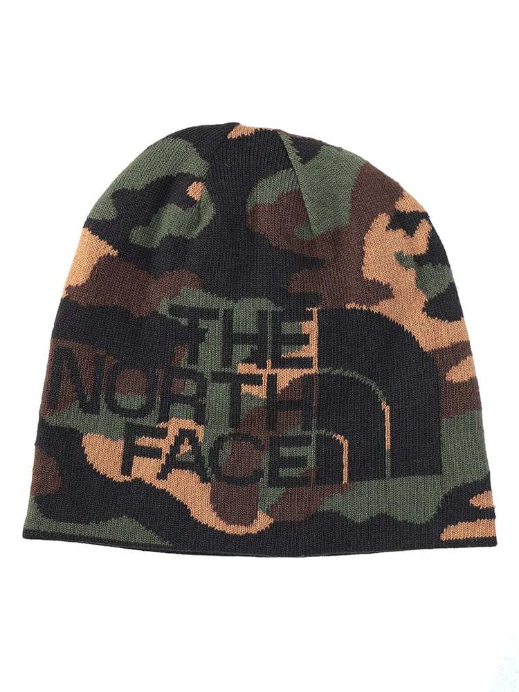 ニットキャップ リバーシブル ロゴ REVERSIBLE HIGHLINE BEANIE 帽子 ニット帽 ビーニー 秋 冬 大きいサイズ メンズ