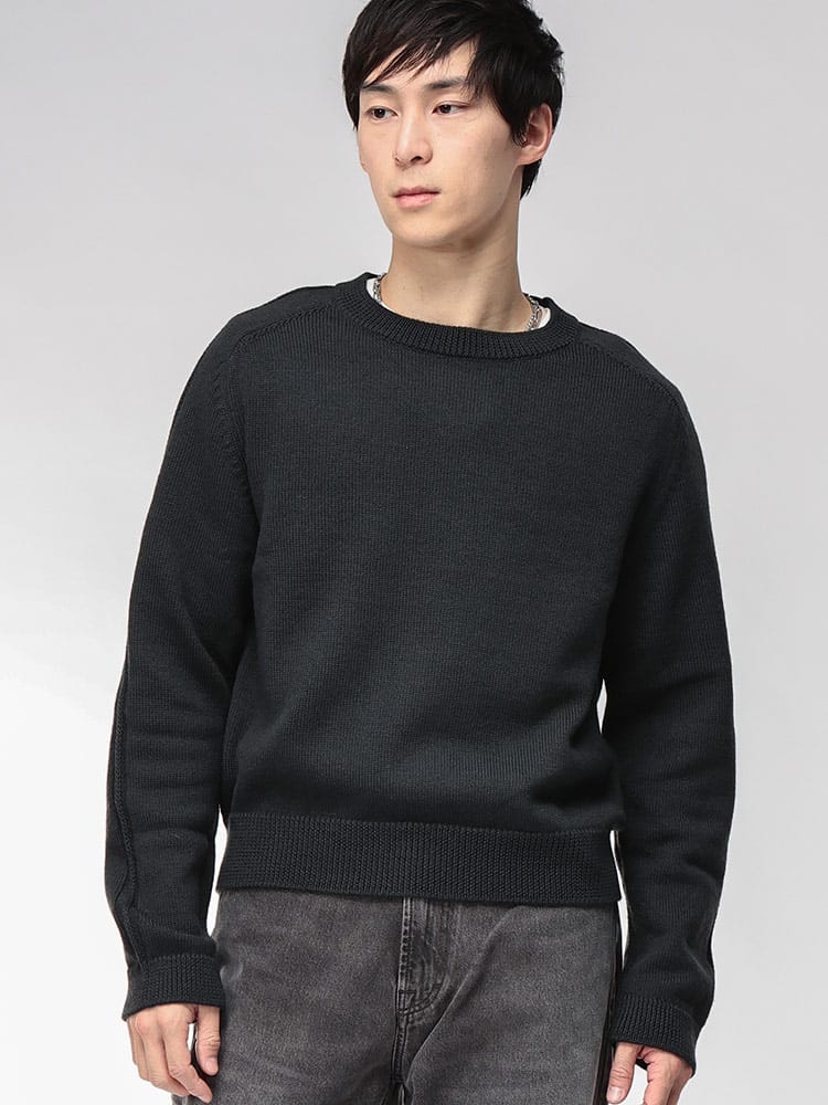 OUR LEGACY (アワーレガシー) 無地 クルーネック ニット Merino 