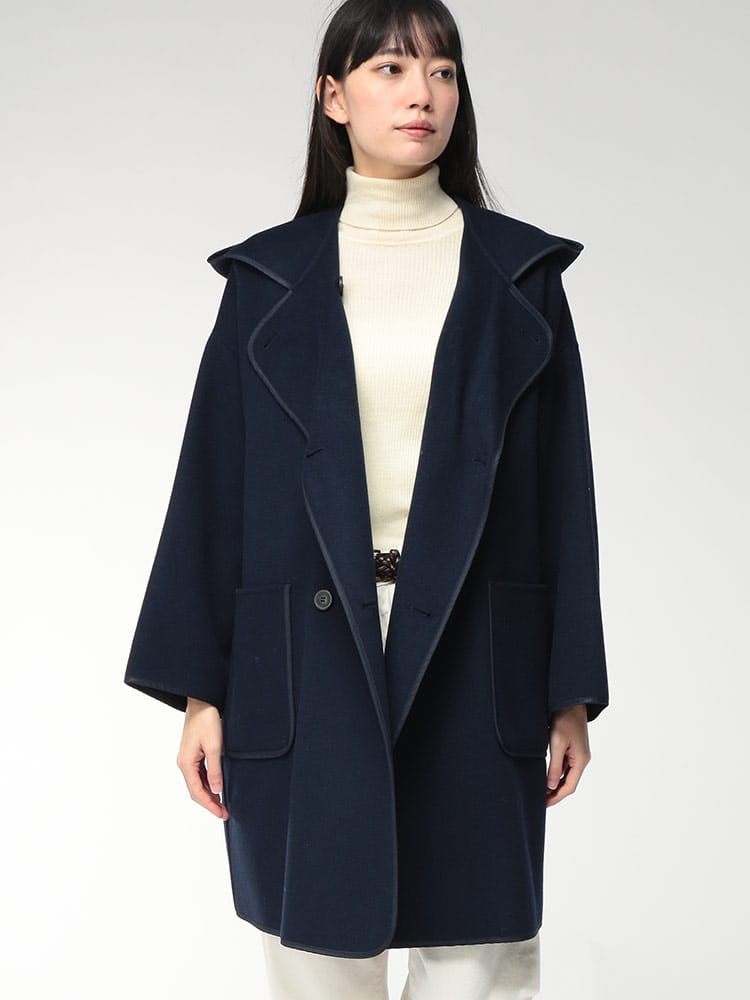 WEEKEND MAX MARA (ウィークエンド マックスマーラ) ピュアウール ダブル フーデッドコート BERGEN ベルゲン MXLBERGEN5 レディース