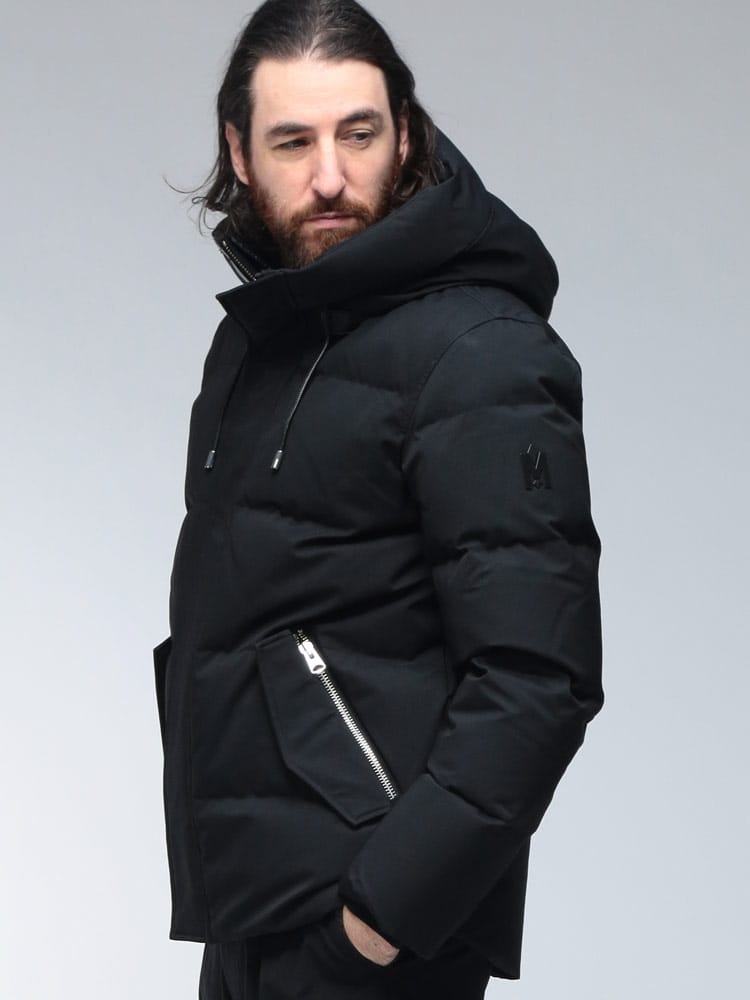 MACKAGE (マッカージュ) ロゴ レイヤード フルジップ ダウンジャケット GRAYDON グレイドン MKGGRAYDON5 メンズ