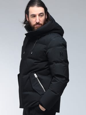 MACKAGE (マッカージュ) ロゴ レイヤード フルジップ ダウンジャケット GRAYDON グレイドン MKGGRAYDON5 メンズ