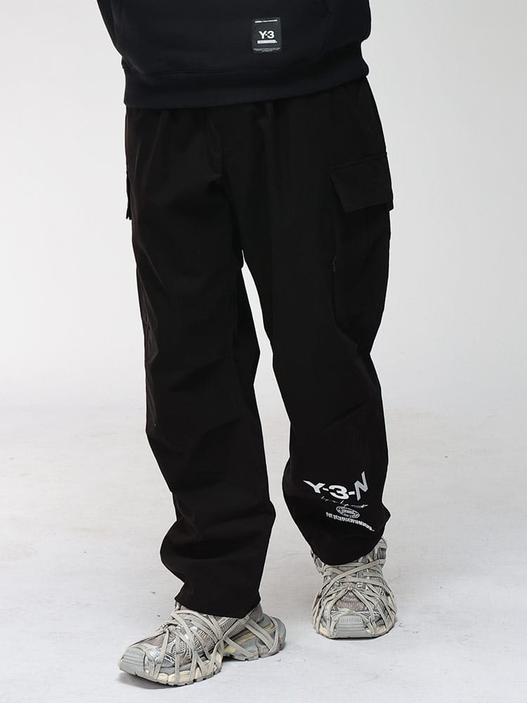 Y-3 (ワイスリー) NEIGHBORHOOD コラボ ロゴ プリント ワイド カーゴ 