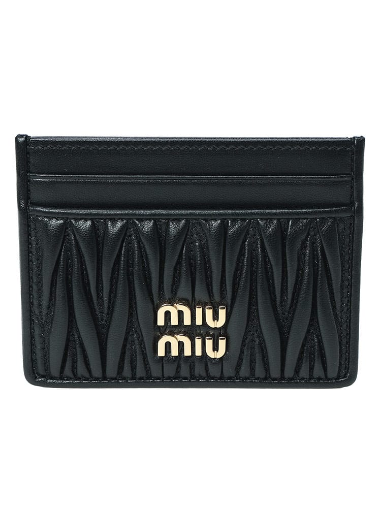 MIU MIU (ミュウミュウ) レザー マテラッセ カードケース MIU5MC076AFPP レディース