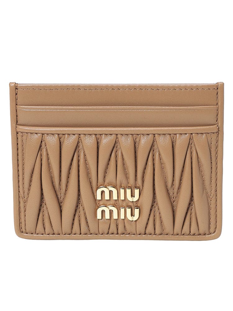 MIU MIU (ミュウミュウ) レザー マテラッセ カードケース MIU5MC076AFPP レディース