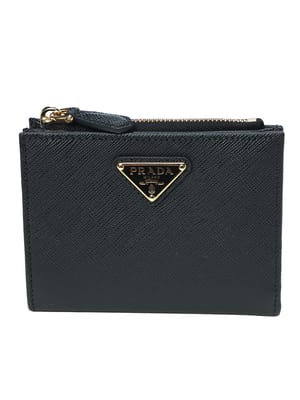 PRADA (プラダ) ファスナー付 ヴィッテロダイノレザー カードケース 