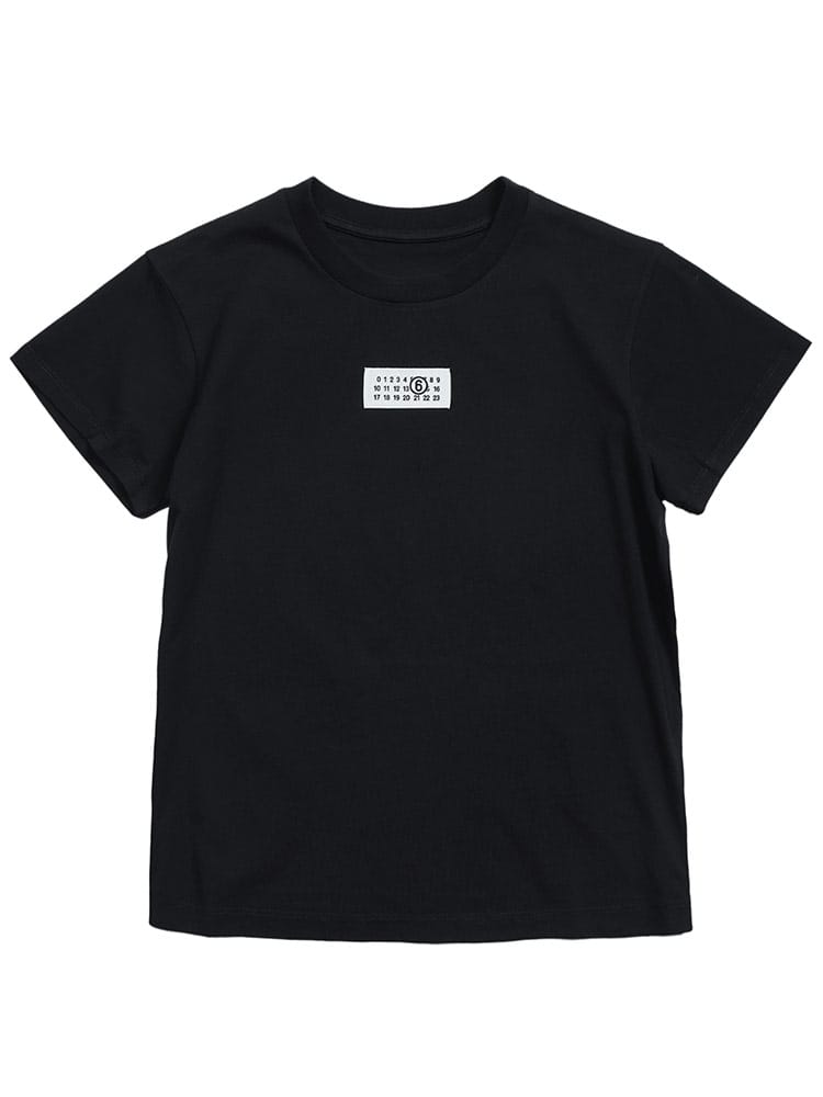 MM6 Maison Margiela (エムエムシックス メゾン マルジェラ) ロゴ クルーネック コットン 半袖 Tシャツ MM6GC0327M20170 レディース