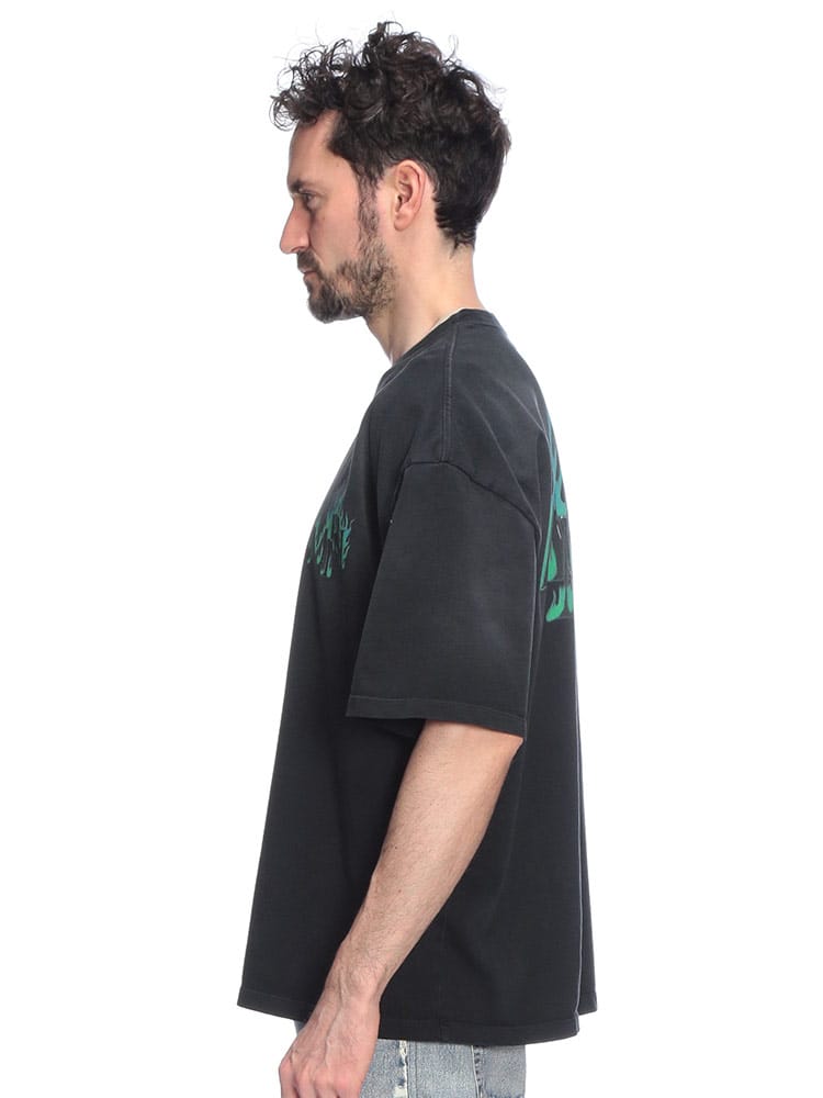 AMIRI (アミリ) メンズ Tシャツ 半袖 ロゴ バックビッグロゴ クルー 