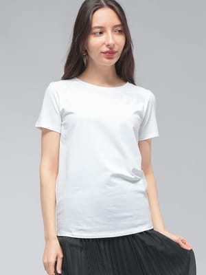 WEEKEND MAX MARA (ウィークエンド マックスマーラ) レディース Tシャツ 半袖 ムルティ ピュア コットン ワンポイント バタフライプリント カットソー MXLMULTIB5