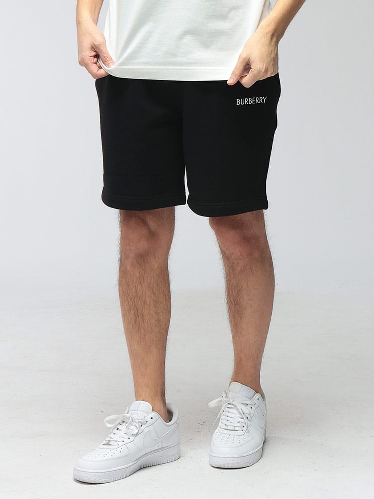 BURBERRY (バーバリー) メンズ ショートパンツ ロゴプリント スウェット ショーツ BB81190021