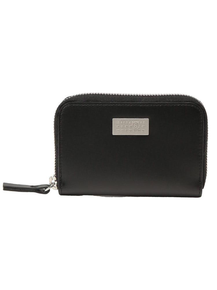 MM6 Maison Margiela (エムエムシックス メゾン マルジェラ) レディース 財布 ニューメリック レザー ジップ 小銭入れ コインケース MM6UI0031P8873