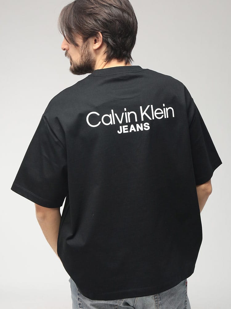 Calvin Klein (カルバンクライン) メンズ Tシャツ 半袖 バックプリント クルーネック カットソー CKLV04RD825G