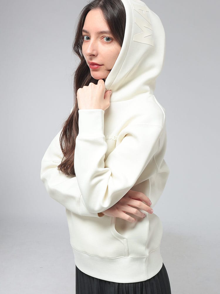 MACKAGE (マッカージュ) レディース パーカー プルオーバー ワンポイントロゴ スムース プルオーバー パーカー MKGLZOSIAZ6