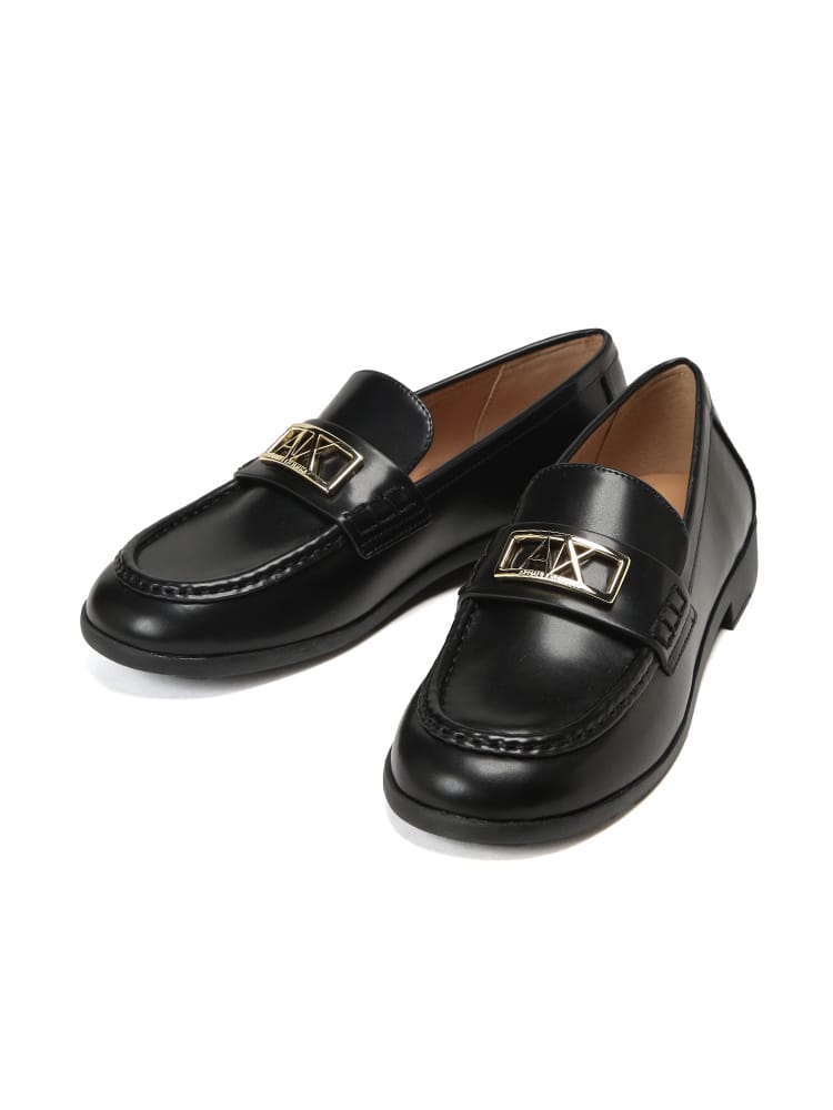 ARMANI EXCHANGE  (アルマーニ エクスチェンジ) レディース ローファー AXロゴ スリッポン AELXW257917474